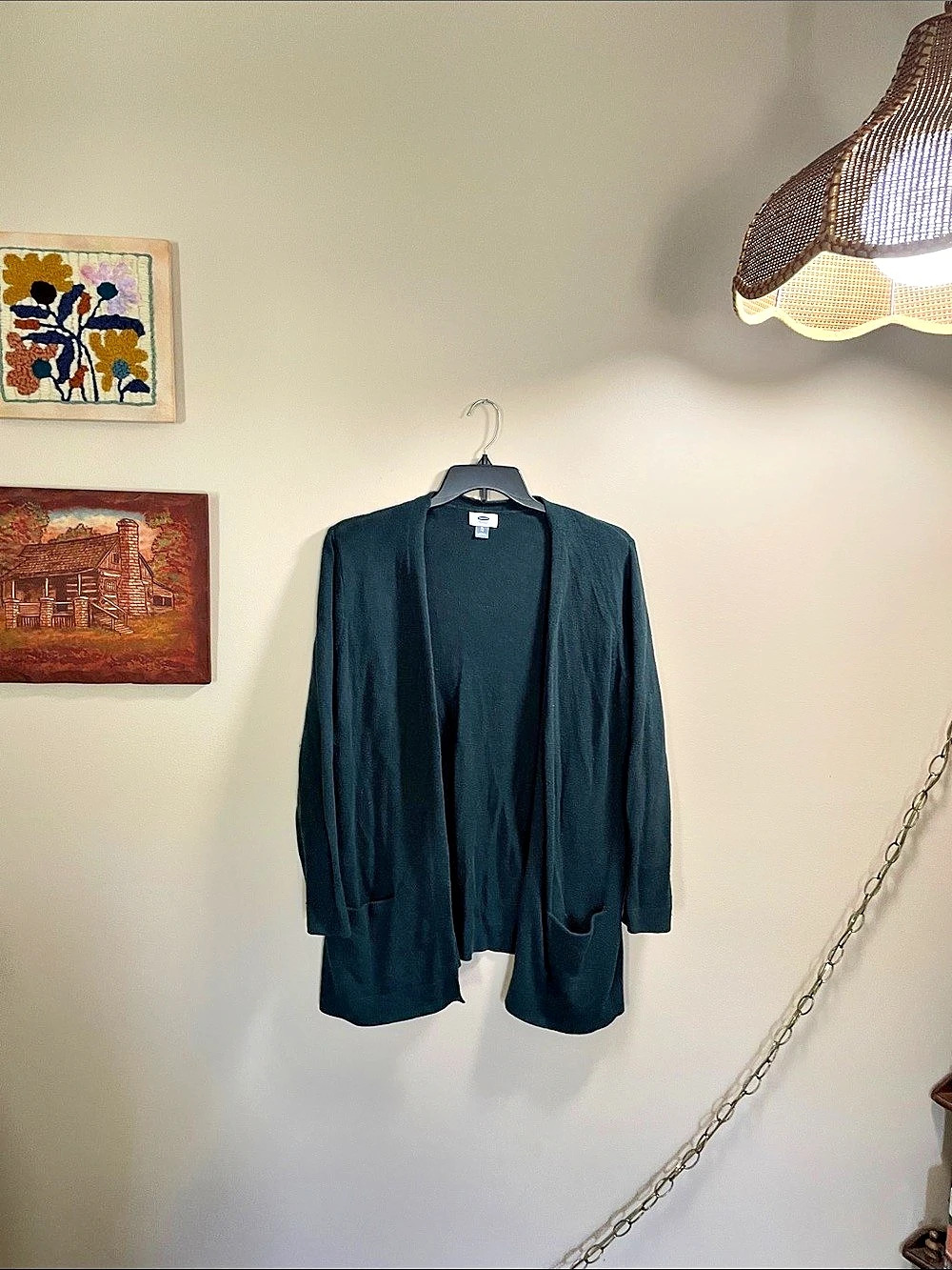 Old Navy Women's Open Front Cardigan Green Size XL
